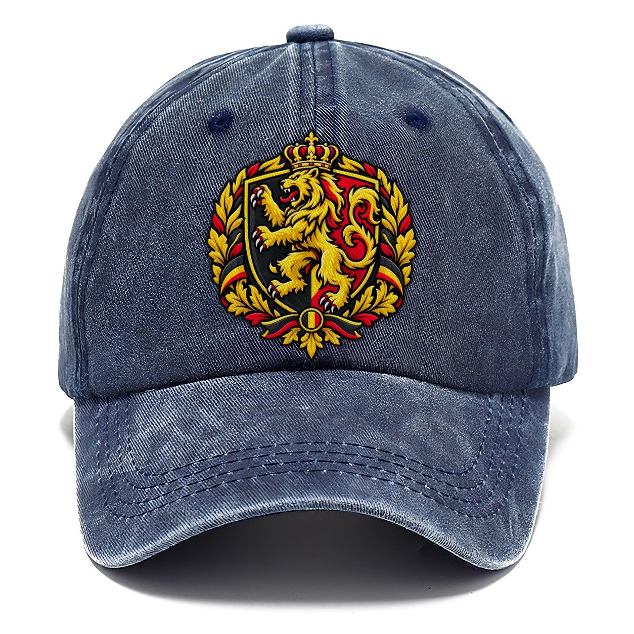 Belgium Heraldic Crest Country Logos Classic Cap – Twilight Navy