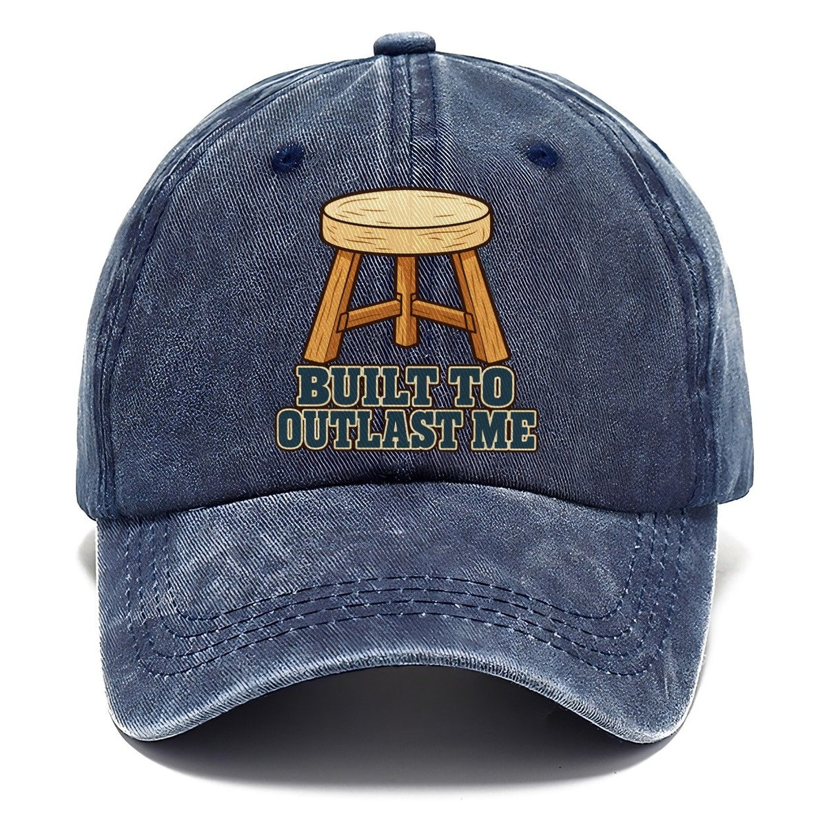 Built To Outlast Me Woodworking Classic Cap – Twilight Navy