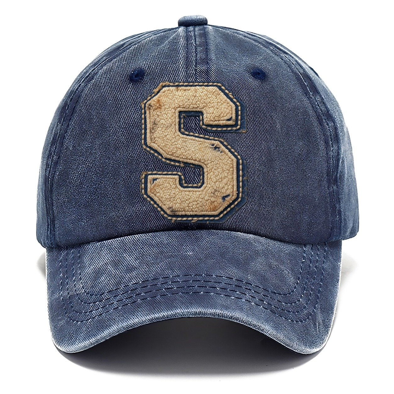 Varsity Chenille S Monogram Classic Cap – Twilight Navy
