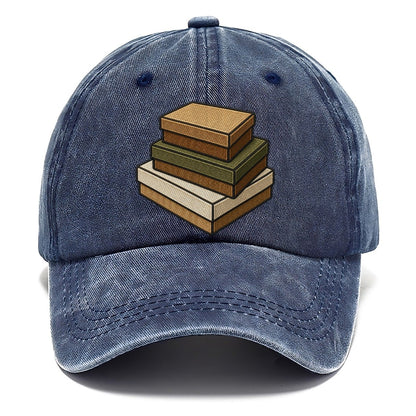 Stack Of Three Blank Lid Game Boxes Board Games Classic Cap – Twilight Navy