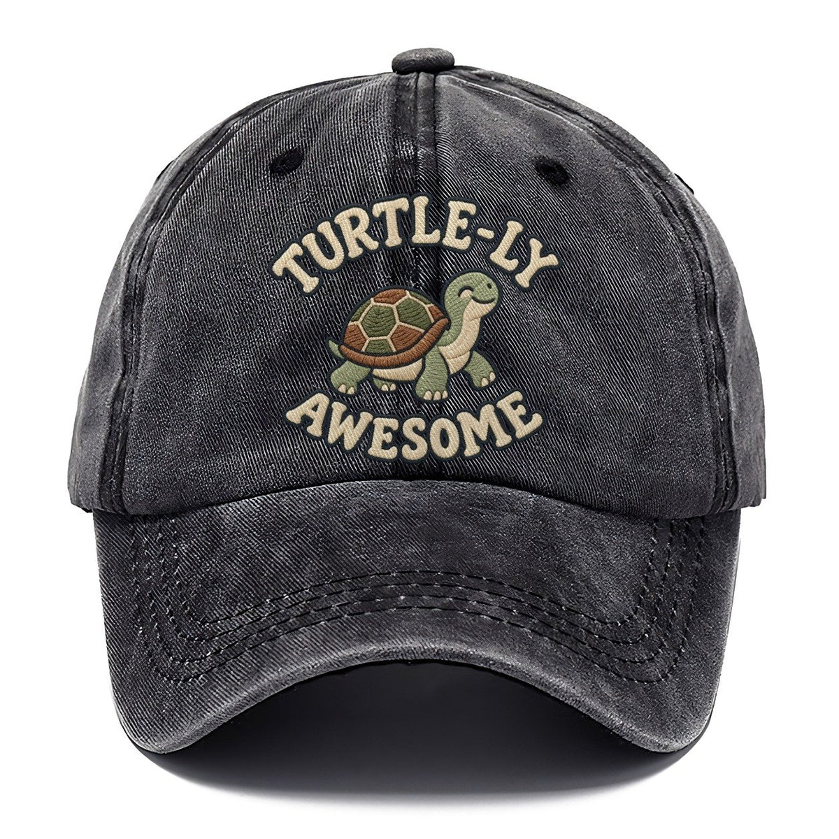 Turtle Animal Puns Classic Cap – Graphite
