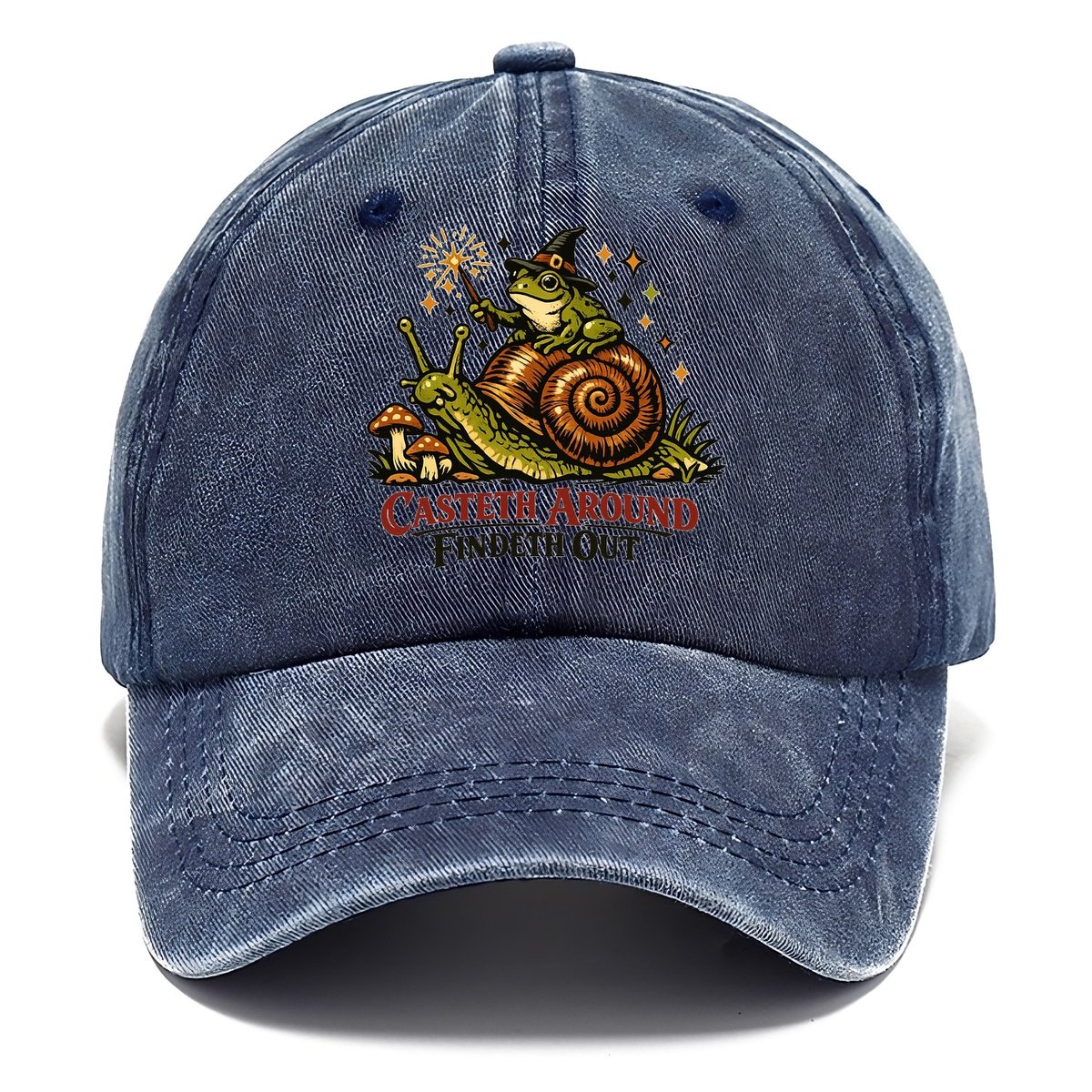 Casteth Around Findeth Out Classic Cap – Twilight Navy