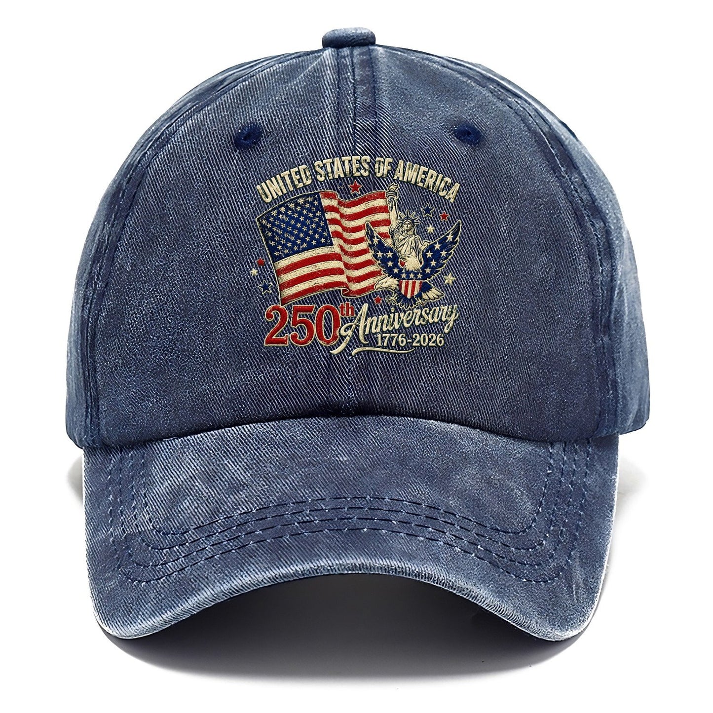 Us 250Th Patch Emblem Classic Cap – Twilight Navy