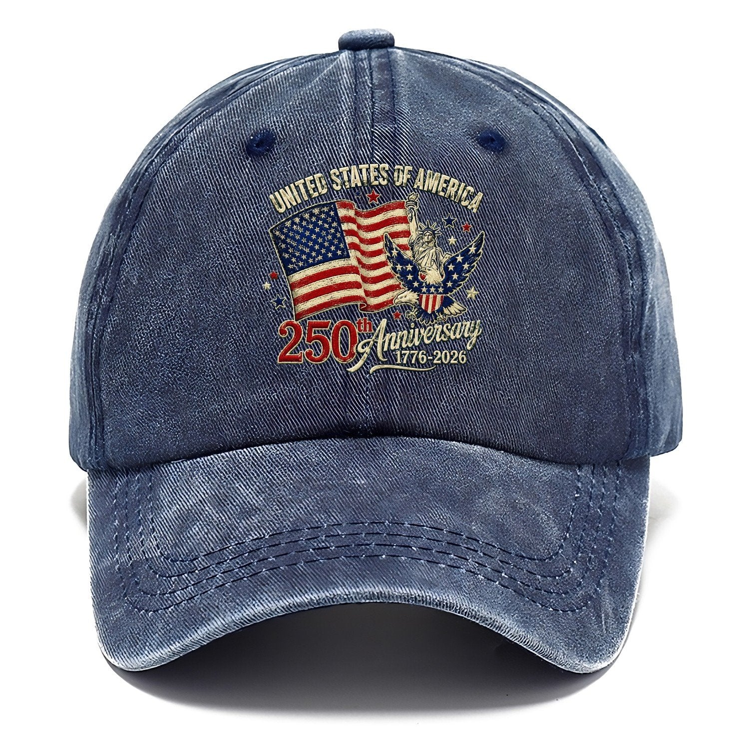 Us 250Th Patch Emblem Classic Cap – Twilight Navy