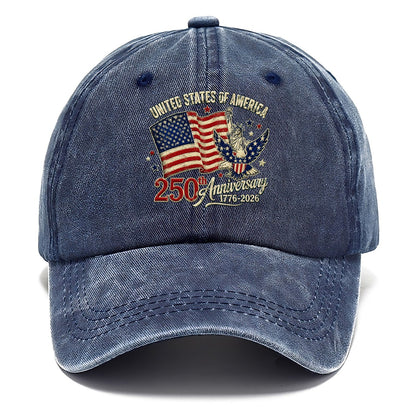 Us 250Th Patch Emblem Classic Cap – Twilight Navy