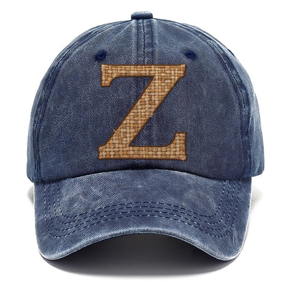 Woven Tweed Z Monogram Classic Cap – Twilight Navy
