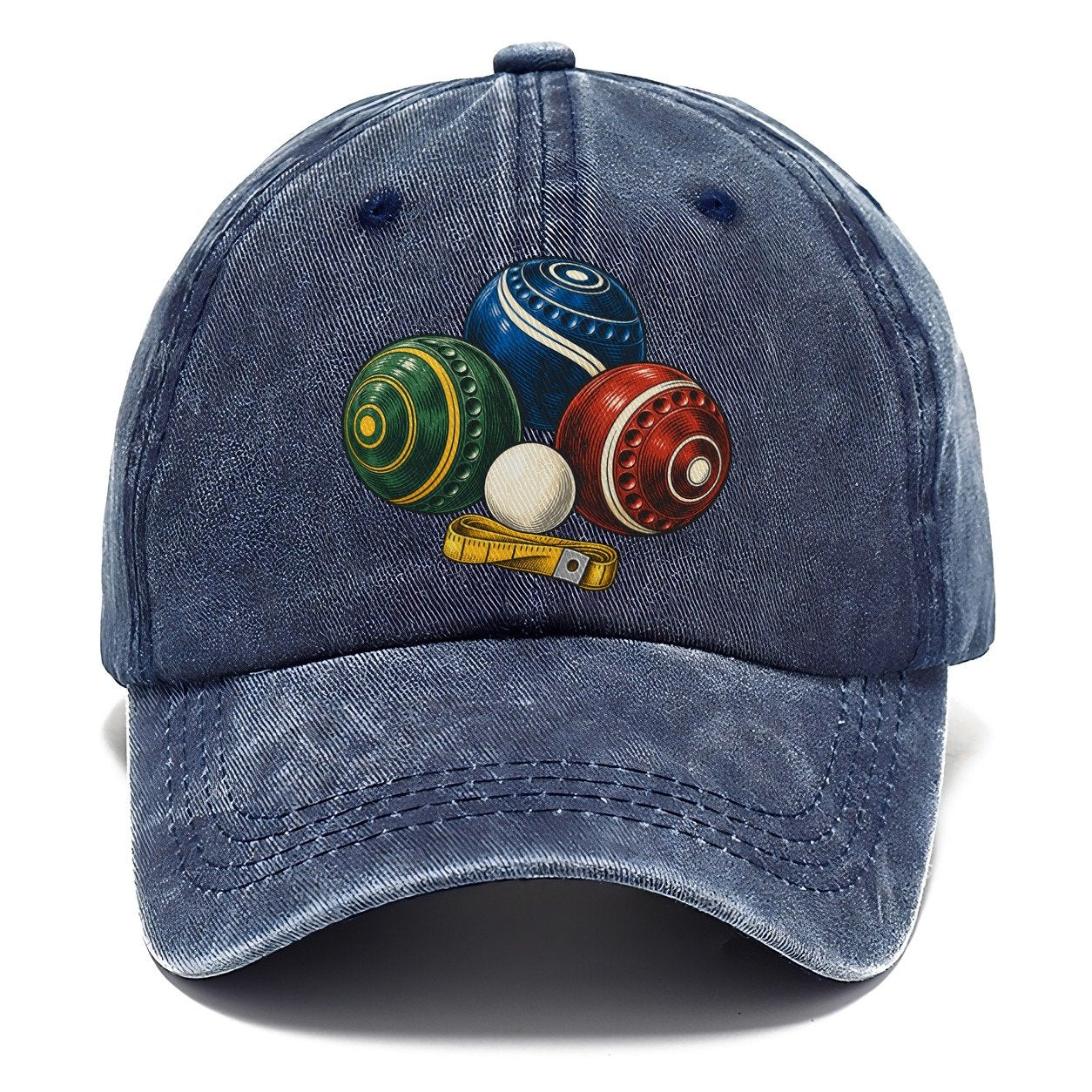 Lawn Bowls And White Jack Australia Cultural Icons Classic Cap – Twilight Navy