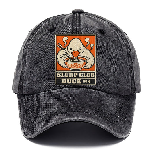 Duck Shio Slurp Club Classic Cap – Graphite