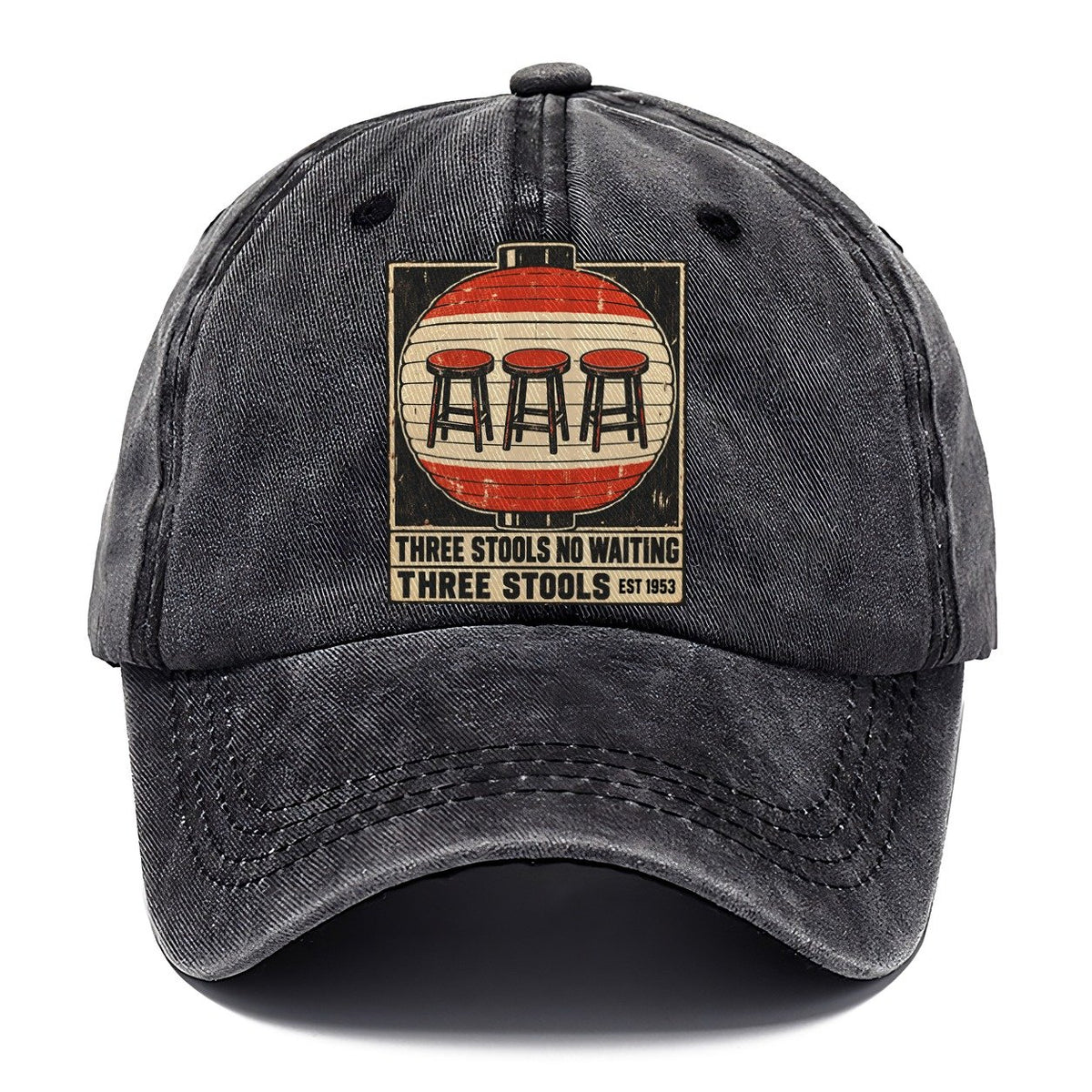 Three Stools Izakaya Rules Classic Cap – Graphite