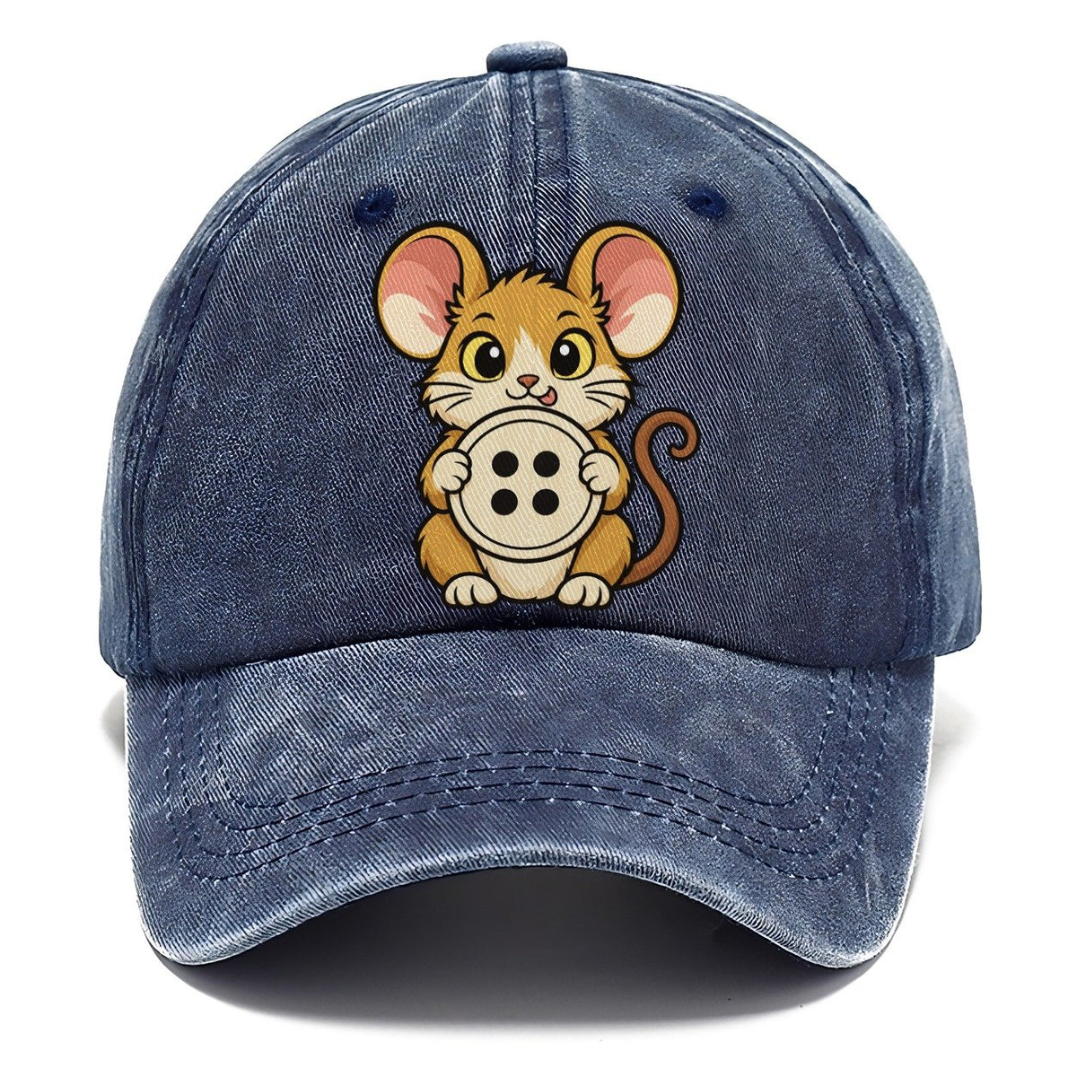 The Sewing Room Mouse Sewing And Quilting Classic Cap – Twilight Navy