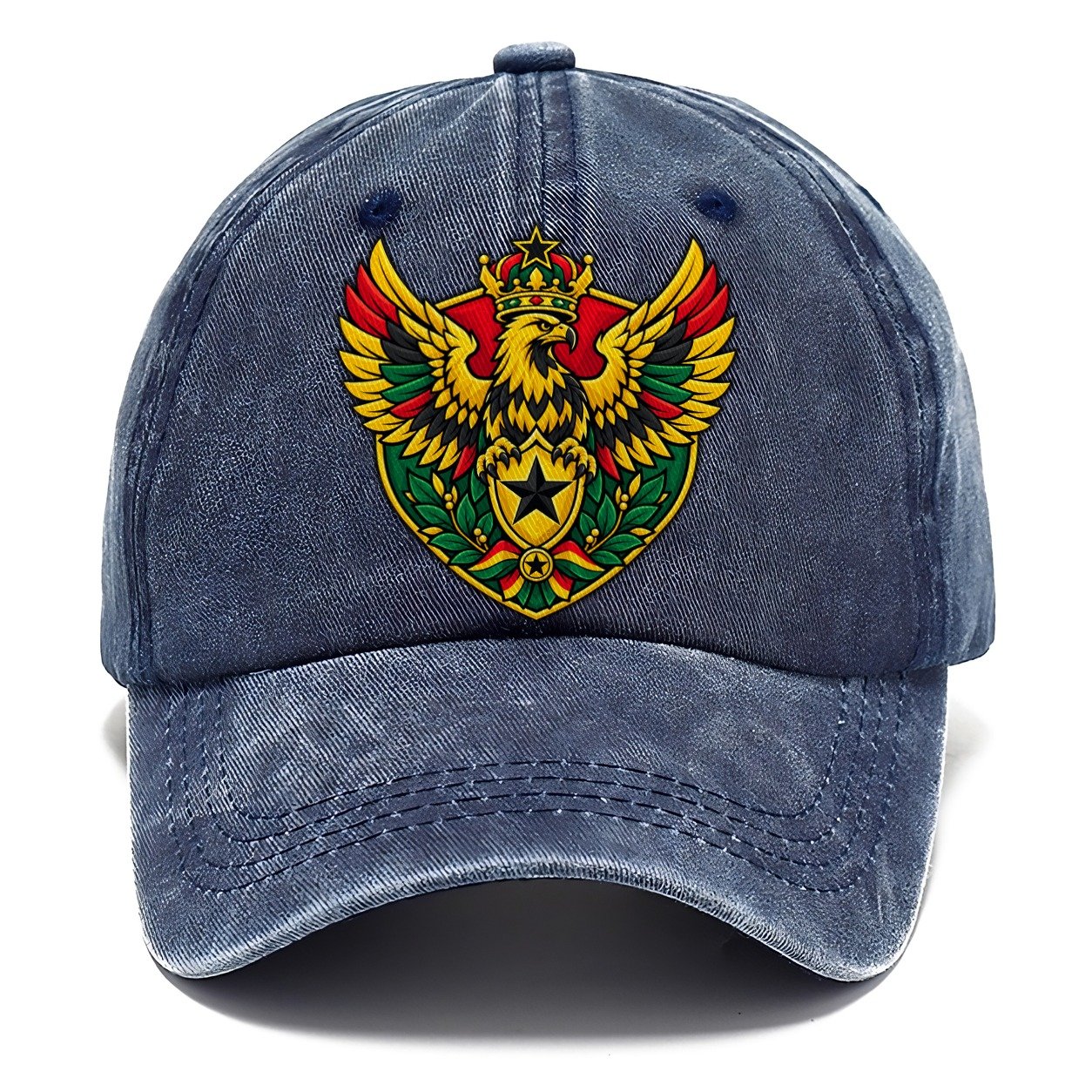 Ghana Heraldic Crest Country Logos Classic Cap – Twilight Navy