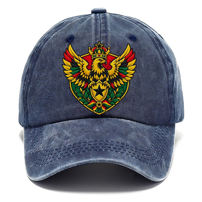 Ghana Heraldic Crest Country Logos Classic Cap – Twilight Navy