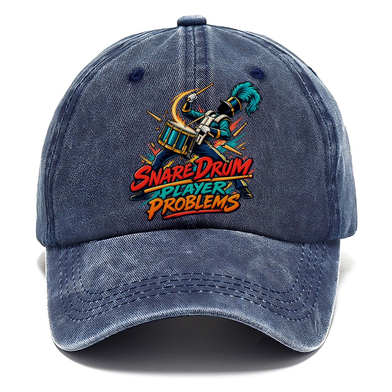 Snare Drum Player Problems Music Instruments Classic Cap – Twilight Navy