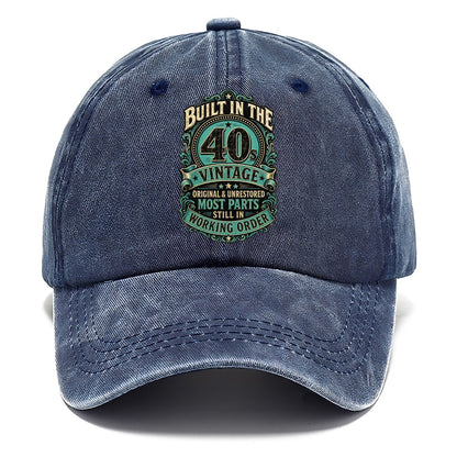 Built In The 40s Vintage Working Order Classic Cap – Twilight Navy