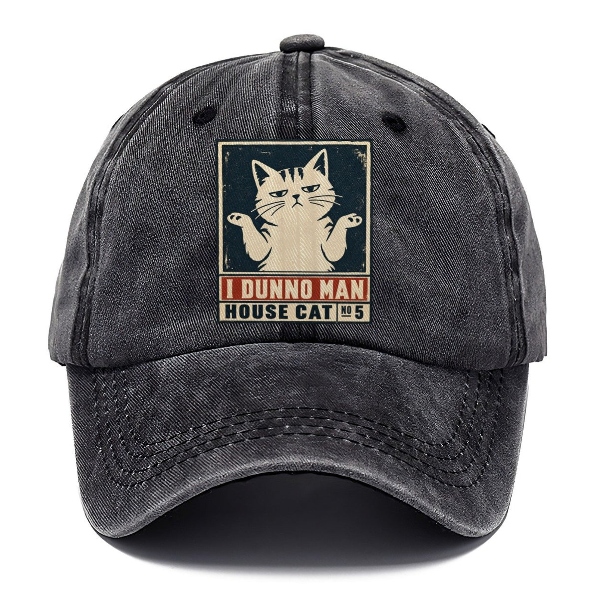 I Dunno Man Neko Says No Classic Cap – Graphite