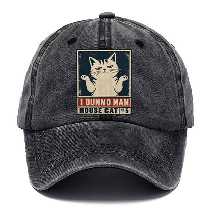 I Dunno Man Neko Says No Classic Cap – Graphite