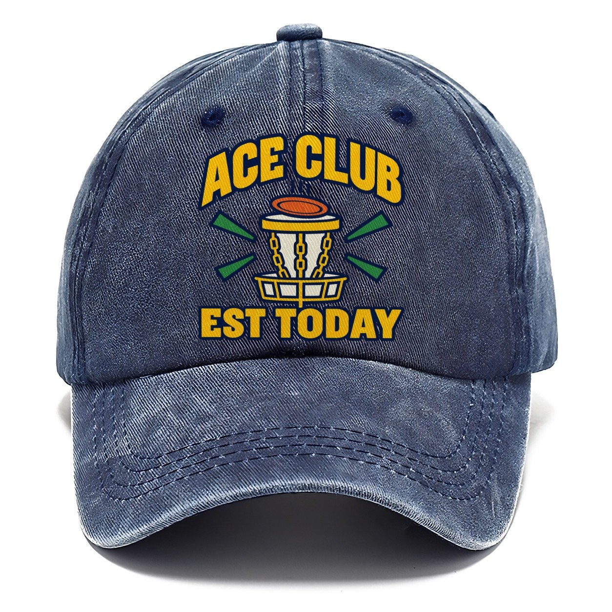 Ace Club Est Today Disc Golf Classic Cap – Twilight Navy