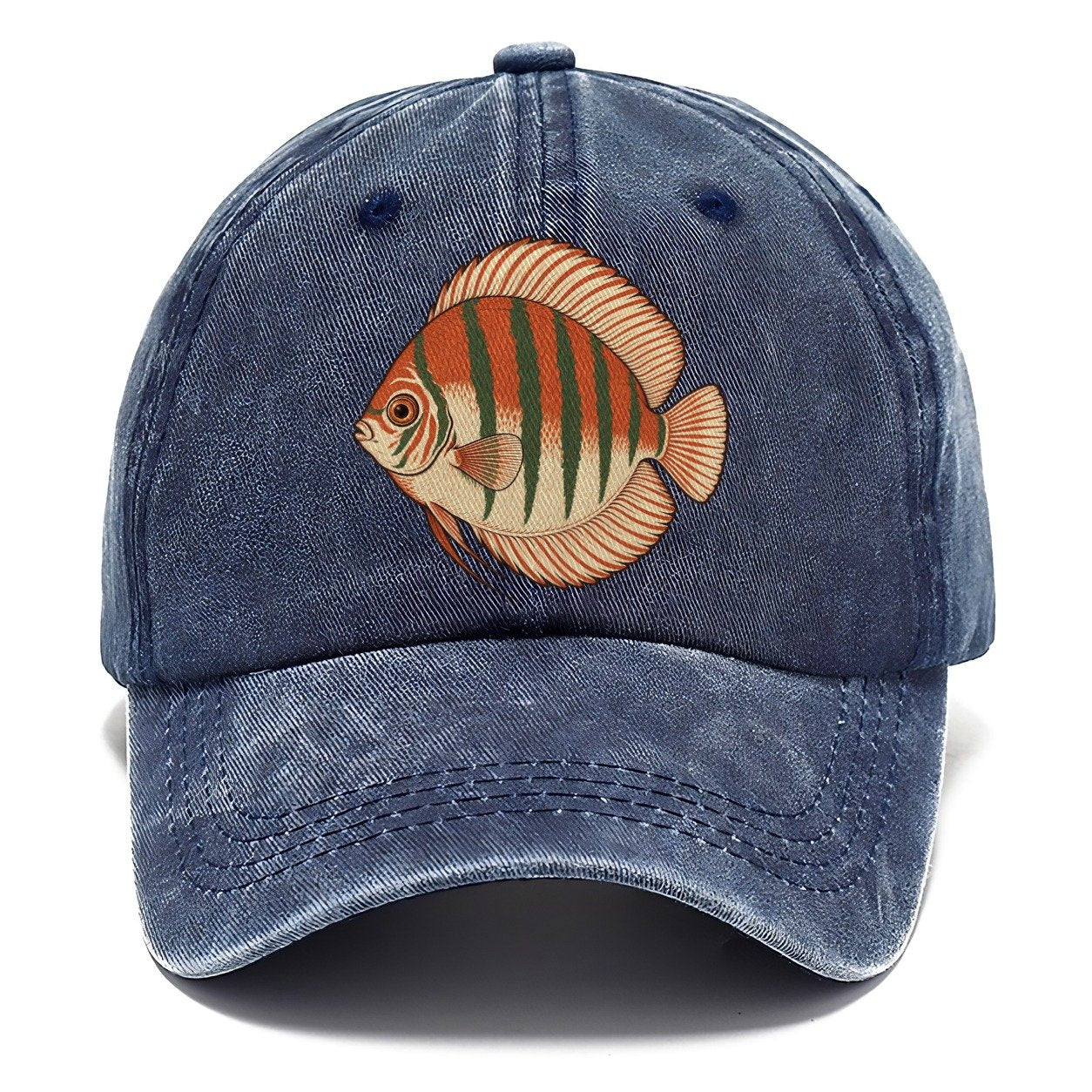 Discus Profile Study Aquarium Keeping Classic Cap – Twilight Navy