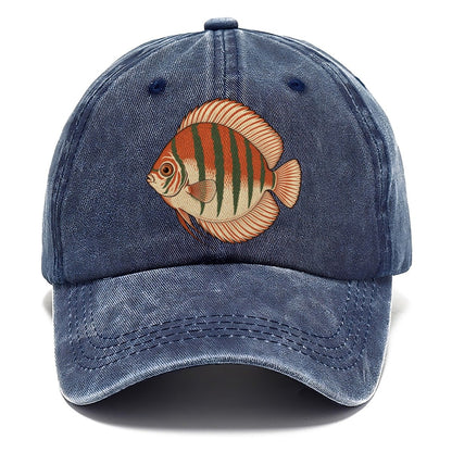 Discus Profile Study Aquarium Keeping Classic Cap – Twilight Navy