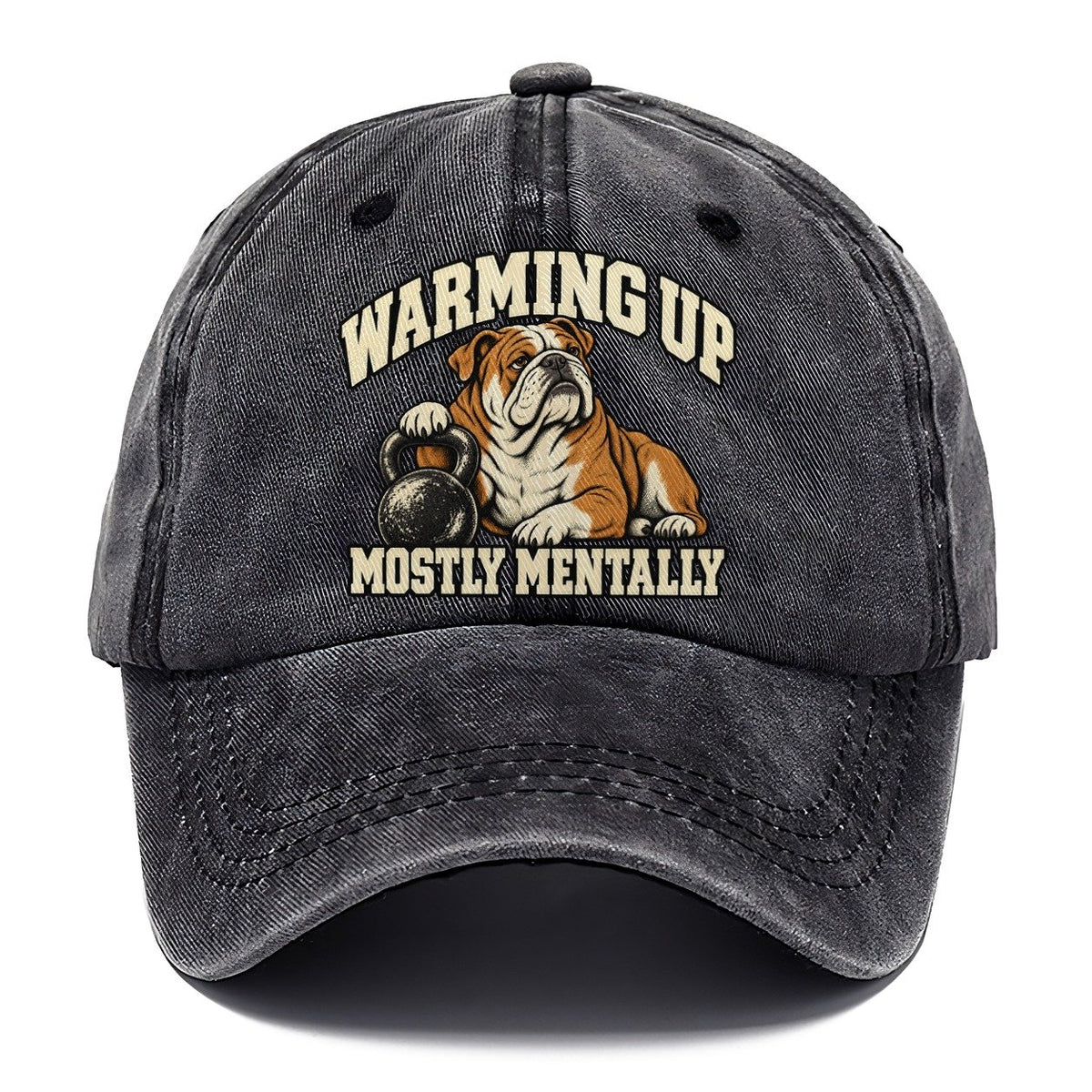 Bulldog Warmup Negotiations Character Club Classic Cap – Graphite