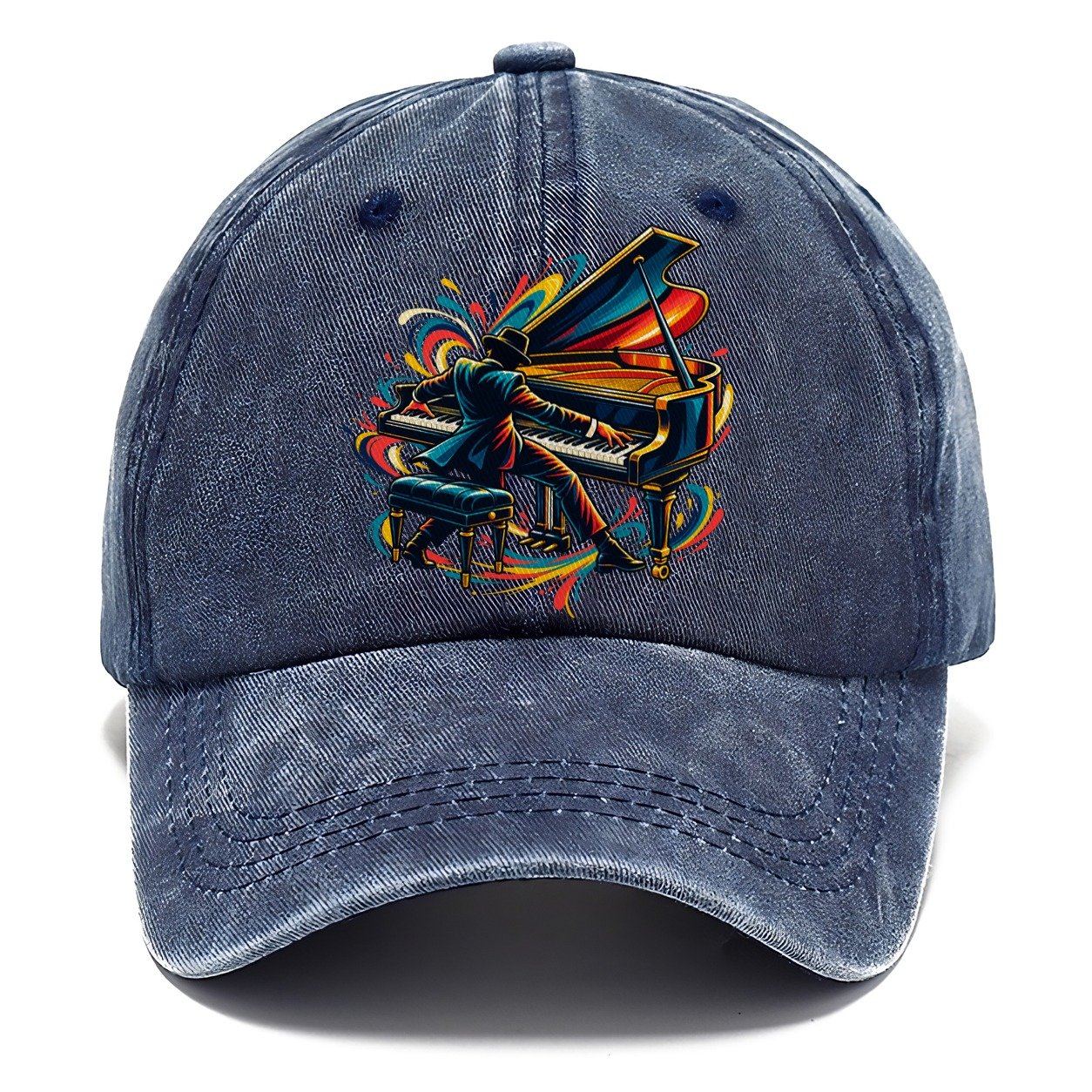 Grand Piano Icon Music Instruments Classic Cap – Twilight Navy