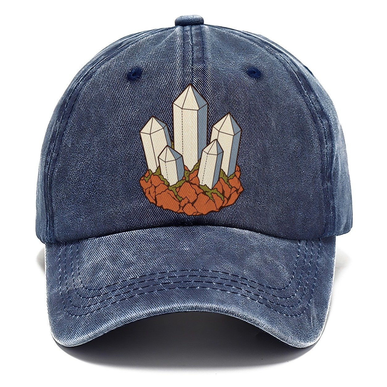 Quartz Cluster Study Rocks And Minerals Classic Cap – Twilight Navy