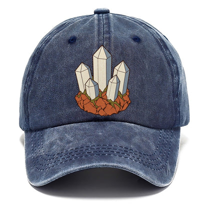 Quartz Cluster Study Rocks And Minerals Classic Cap – Twilight Navy