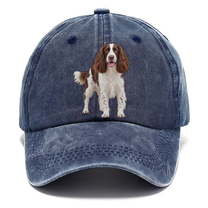 English Springer Spaniel Standing Top Breeds Classic Cap – Twilight Navy