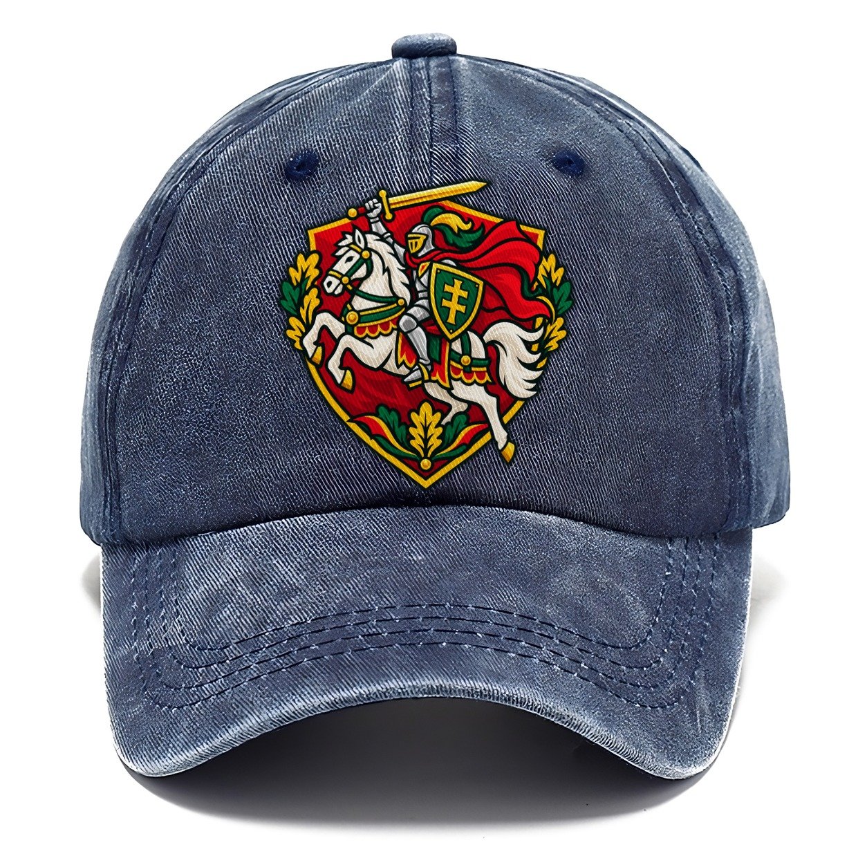 Lithuania Minimal Emblem Country Logos Classic Cap – Twilight Navy