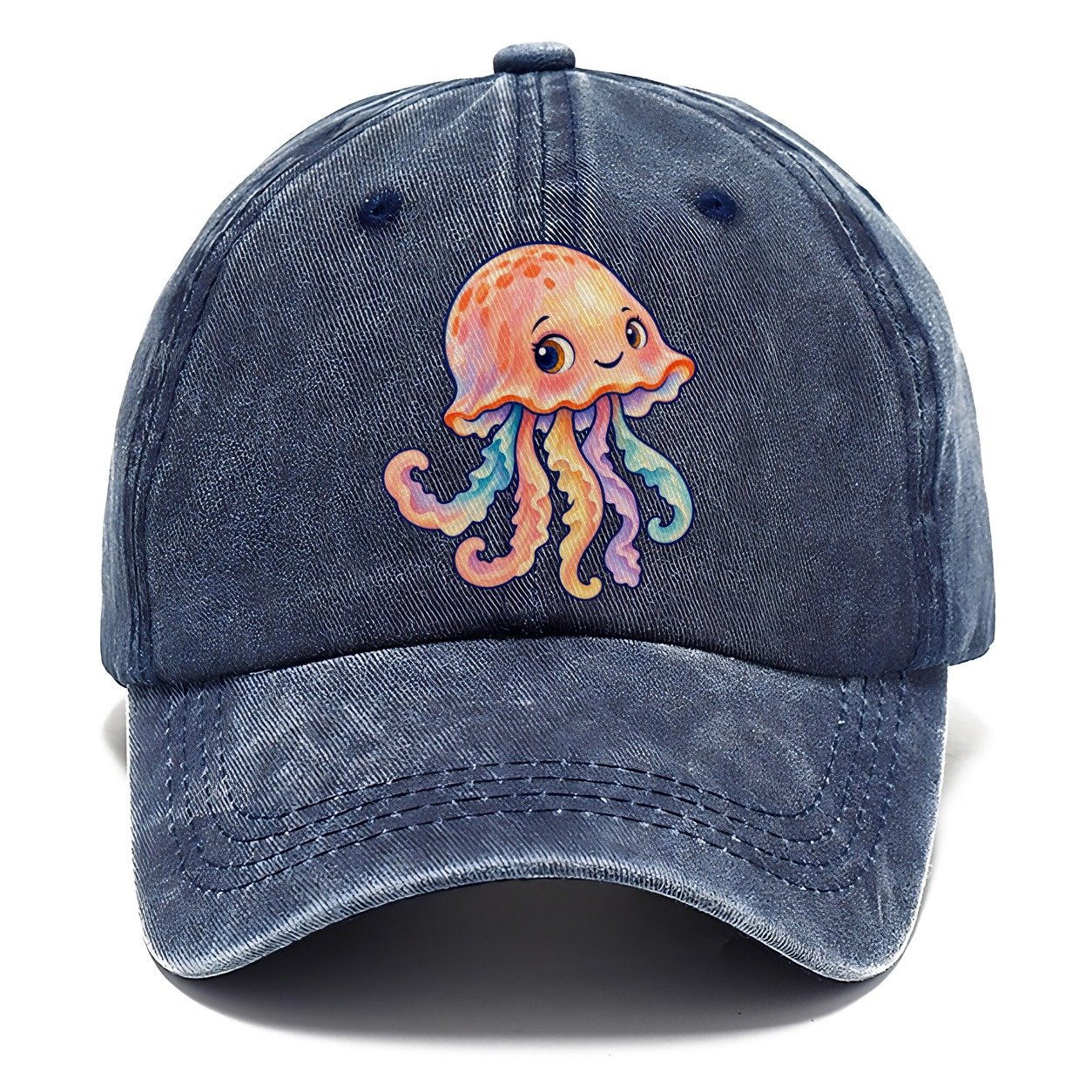 Jellyfish Bell Tilt Sea Sprite Classic Cap – Twilight Navy