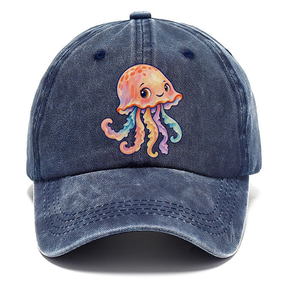 Jellyfish Bell Tilt Sea Sprite Classic Cap – Twilight Navy