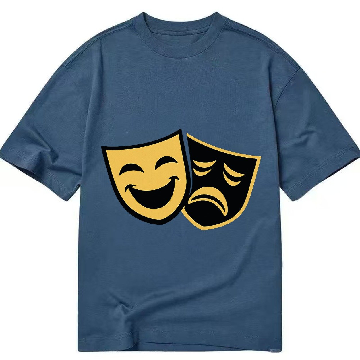 Golden Duality Of Theater Ac39f189b447 1770611732078 Classic T-shirt – Twilight Navy