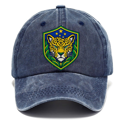 Brazil Minimal Emblem Country Logos Classic Cap – Twilight Navy
