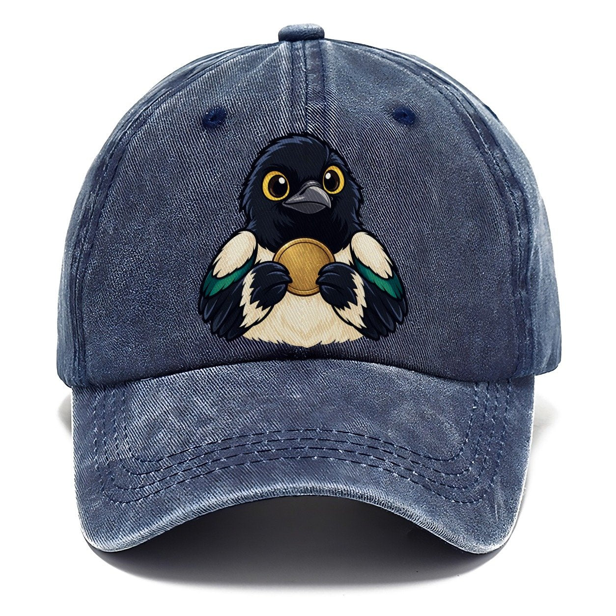 Magpie With A Find Treasure Hunting Classic Cap – Twilight Navy