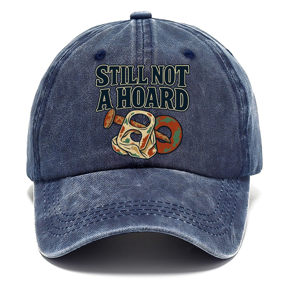 Still Not A Hoard Treasure Hunting Classic Cap – Twilight Navy