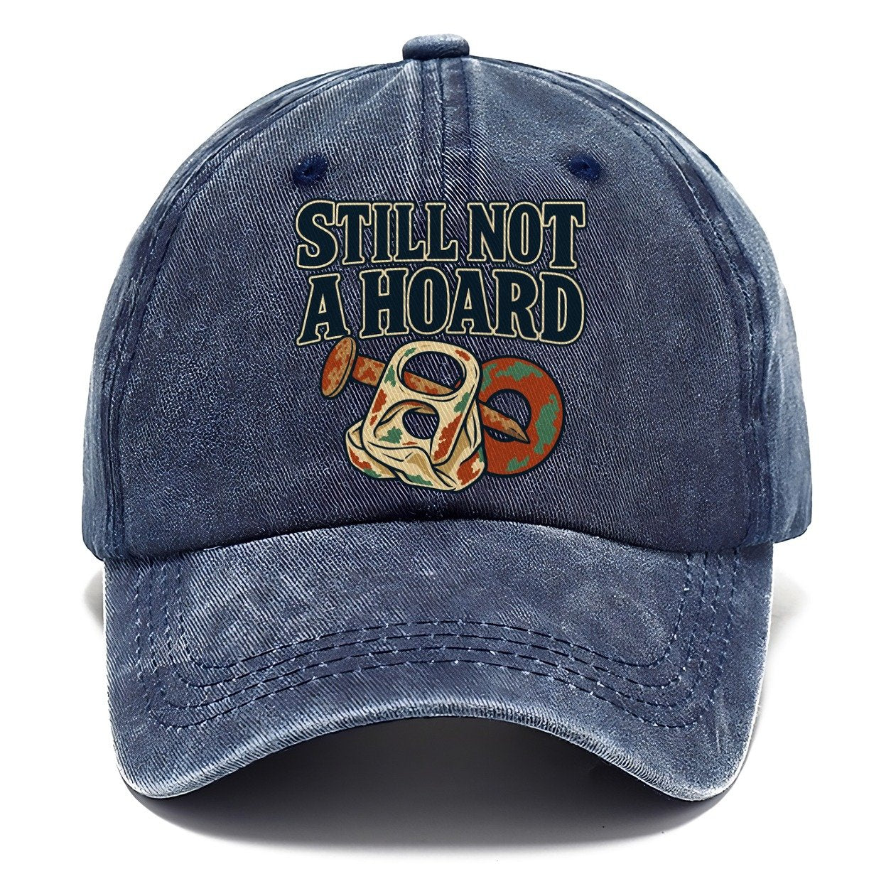 Still Not A Hoard Treasure Hunting Classic Cap – Twilight Navy