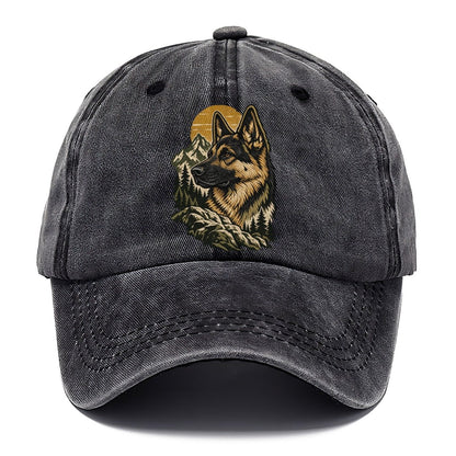 German Shepherd Mountain Sun Classic Cap – Graphite