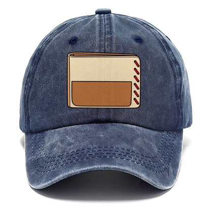 Bifold Wallet Study Leathercraft Classic Cap – Twilight Navy