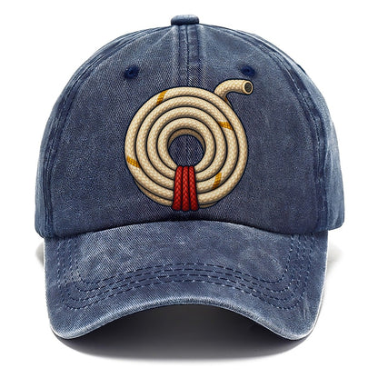 Coiled Climbing Rope Rock Climbing Classic Cap – Twilight Navy