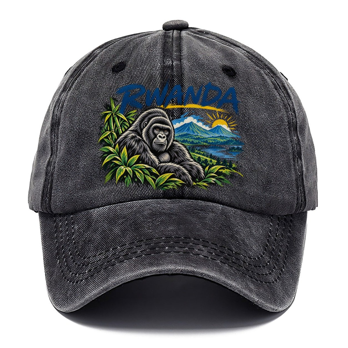 Rwanda Expressive Ink Badge Logo Classic Cap – Graphite