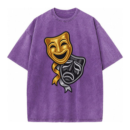 Broadway Masks Vintage T-shirt – Purple