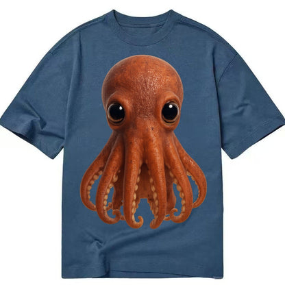 Baby Giant Pacific Octopus Reddish Smaller Tentacles Express Classic T-shirt – Twilight Navy