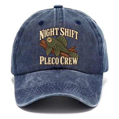 Night Shift Pleco Crew Aquarium Keeping Classic Cap – Twilight Navy