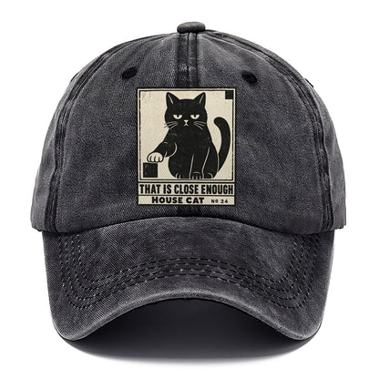 That Is Close Enough Neko Says No Classic Cap – Graphite