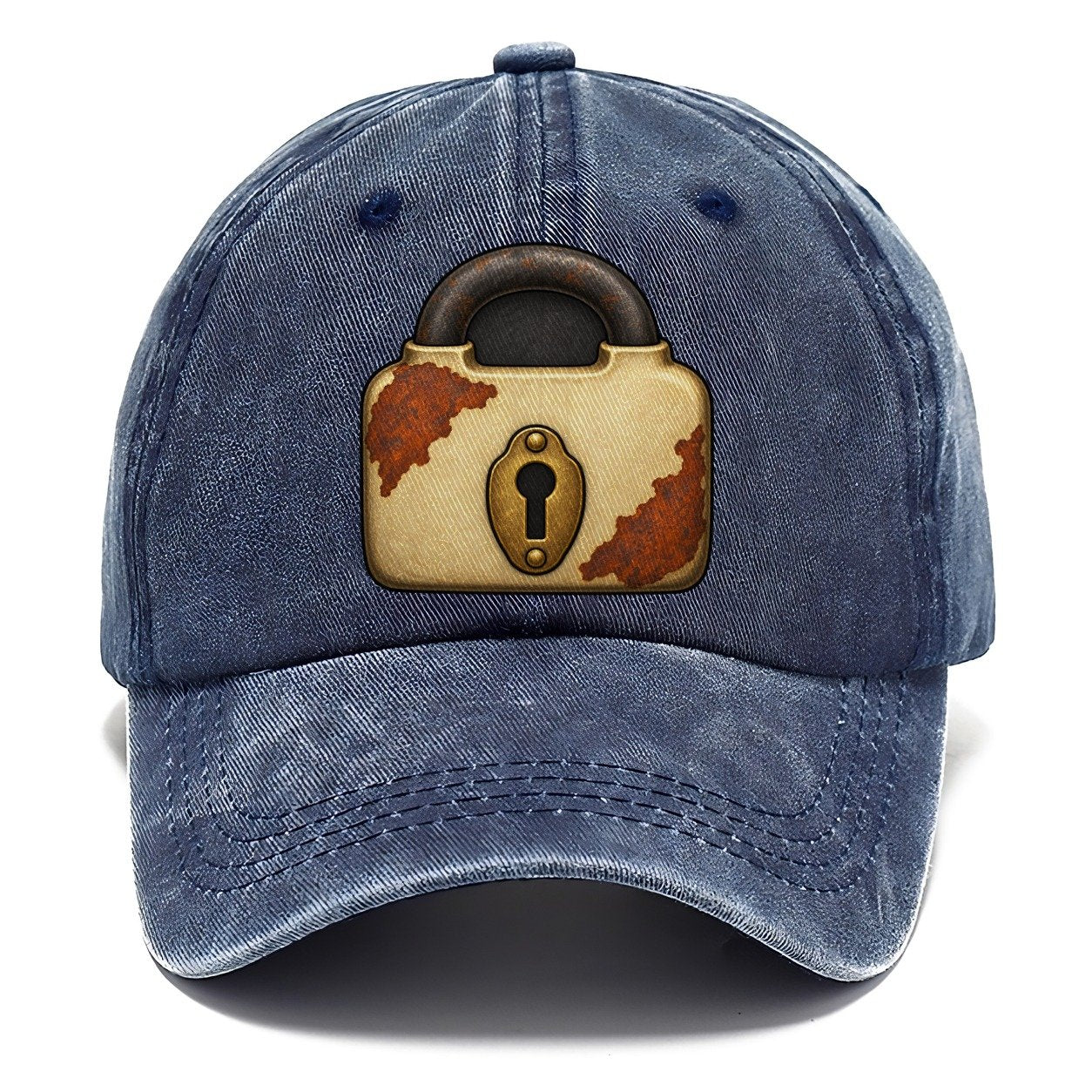 The Old Padlock Treasure Hunting Classic Cap – Twilight Navy