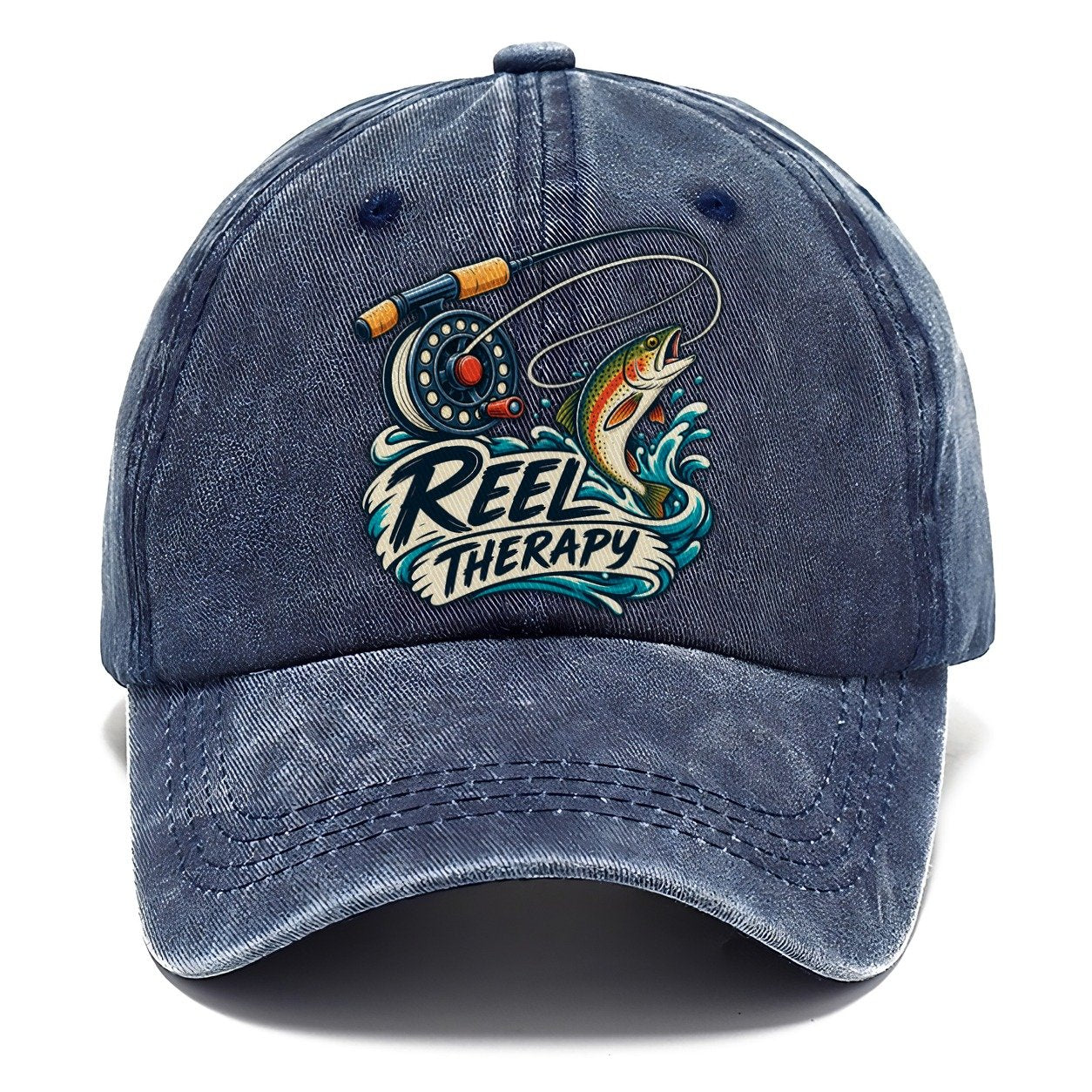 Reel Therapy Fishing Elegant Classic Cap – Twilight Navy