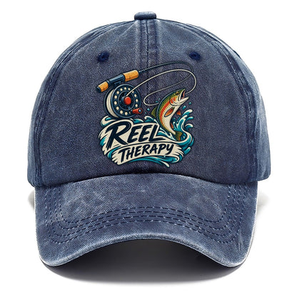 Reel Therapy Fishing Elegant Classic Cap – Twilight Navy