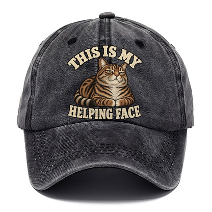 Tabby Helping Face Character Club Classic Cap – Graphite
