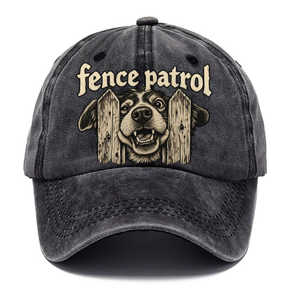 A Dog Head Pushed Through The Gap Between Two Fence Pickets Bark For Me Classic Cap – Graphite