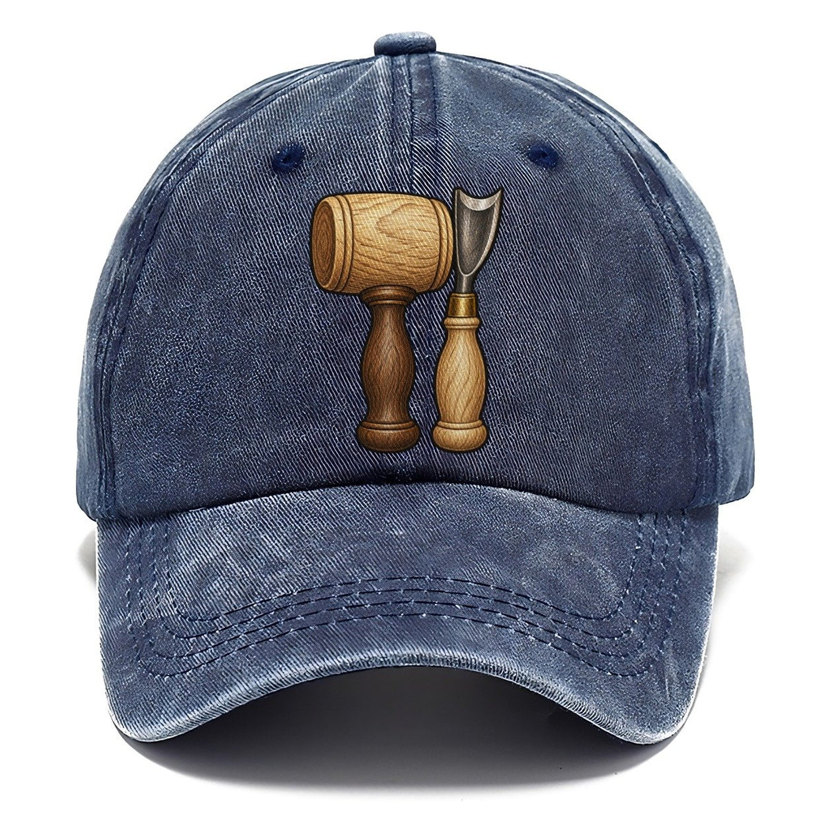 Carvers Mallet And Gouge Woodworking Classic Cap – Twilight Navy